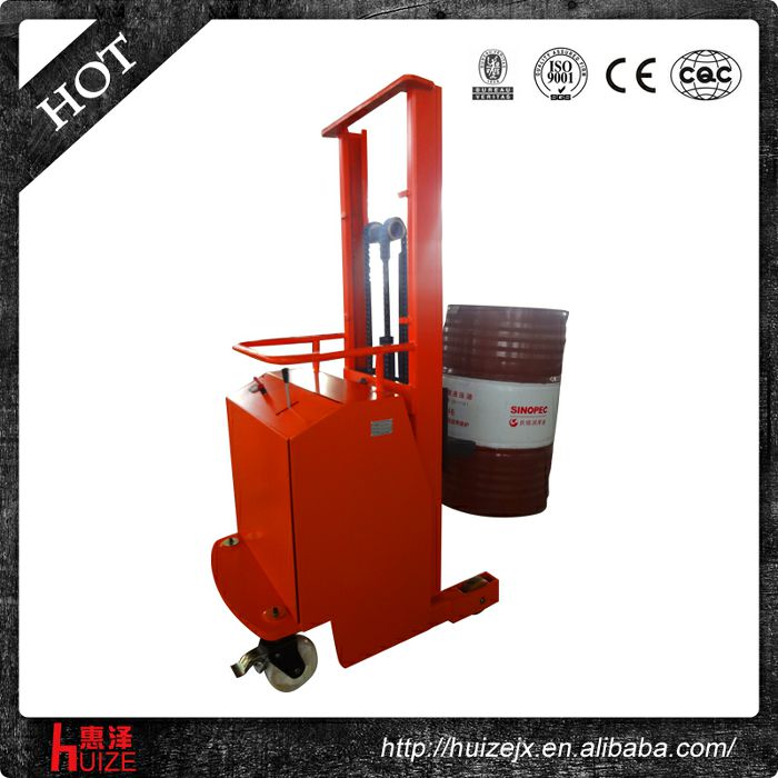 2半電動配重油桶車（無底腿，只堆垛，不翻轉(zhuǎn)）