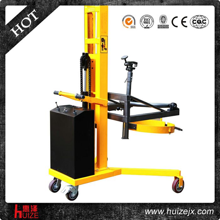 半電動(dòng)油桶車(chē)（直角腿，夾鐵桶翻轉(zhuǎn)）2